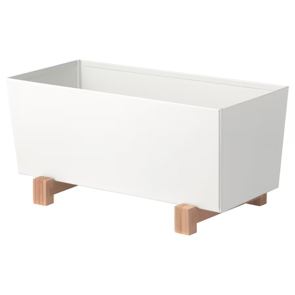 Ikea BITTERGURKA Plant pot, white, 12 ½x6 "